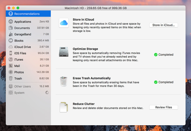 hard drive cleaner mac